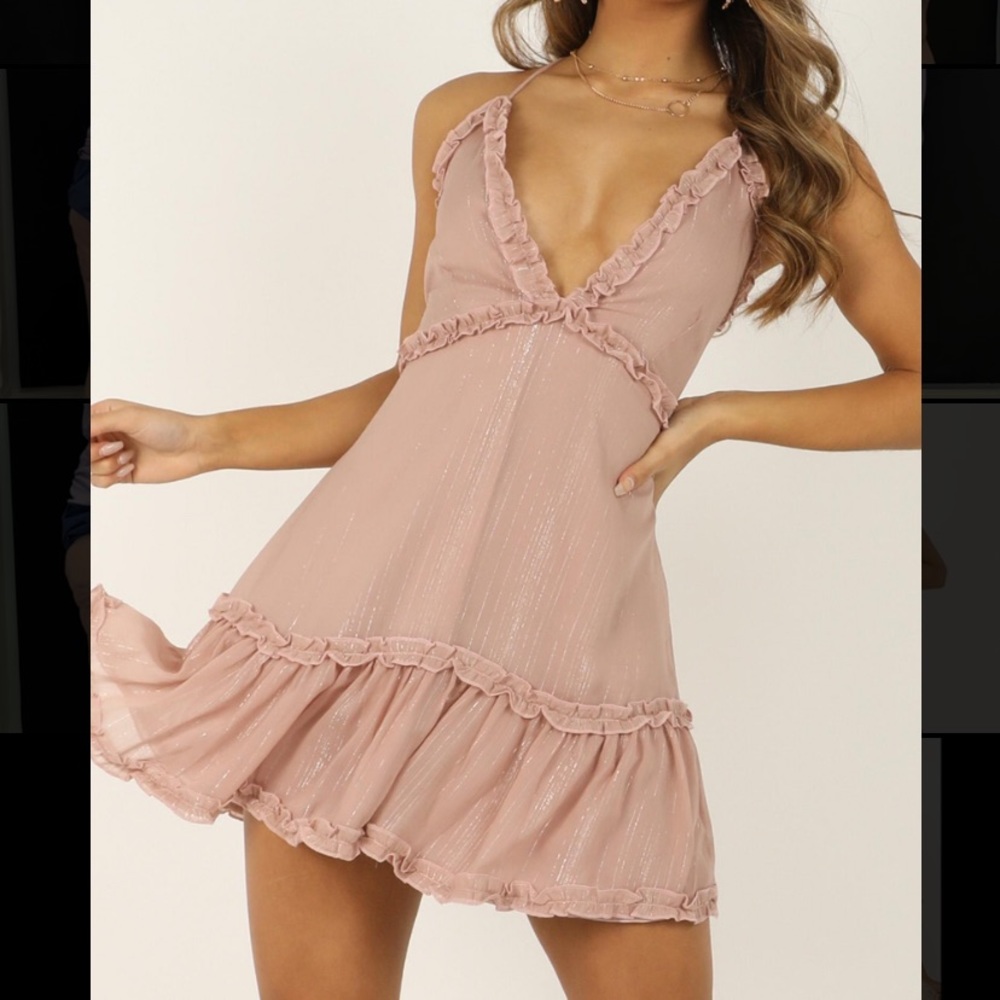 Showpo dress in Dusty Rose